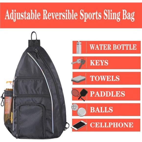 Pickleball Bag - Pickleball Bags for Women Men - Pickleball Backpack - Picture 4 of 8